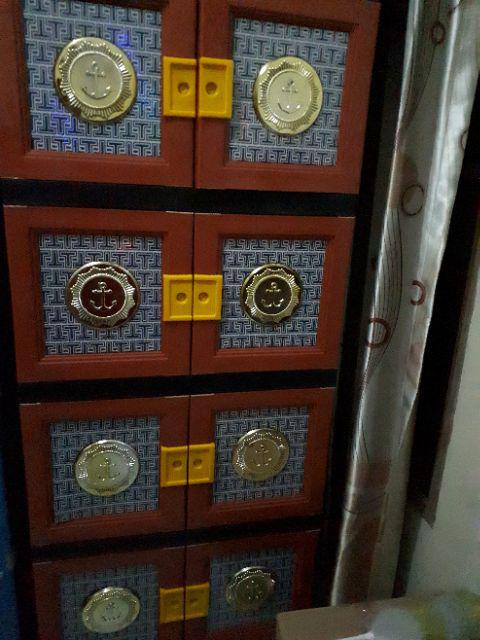 Lemari Plastik / Laci / Lemari Pakaian / Rak Serbaguna Portable  Susun 4 By Gojek