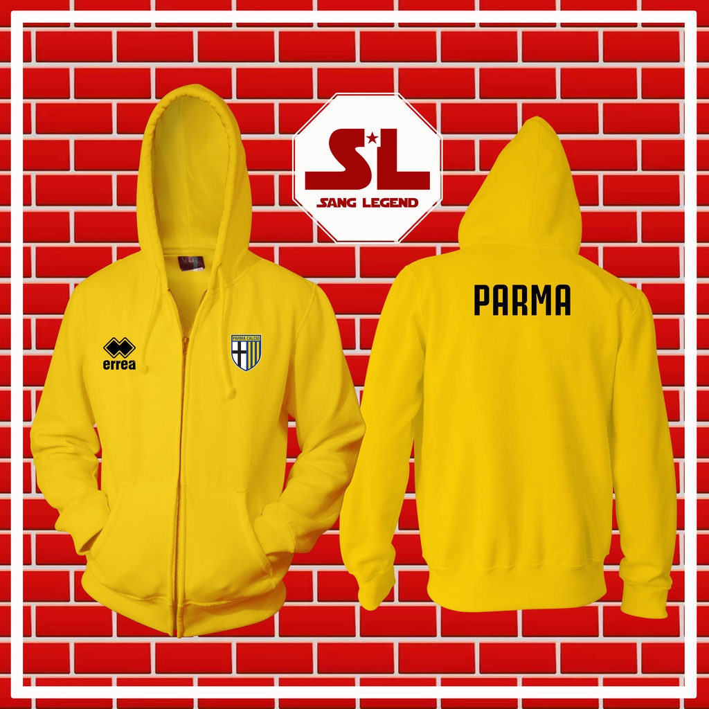JAKET HOODIE ZIPPER BOLA PRIA PARMA