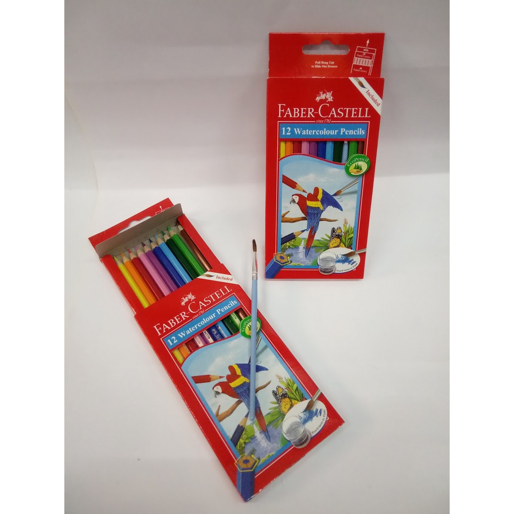 

Pensil Warna 12 warna FaberCastell Water Colors