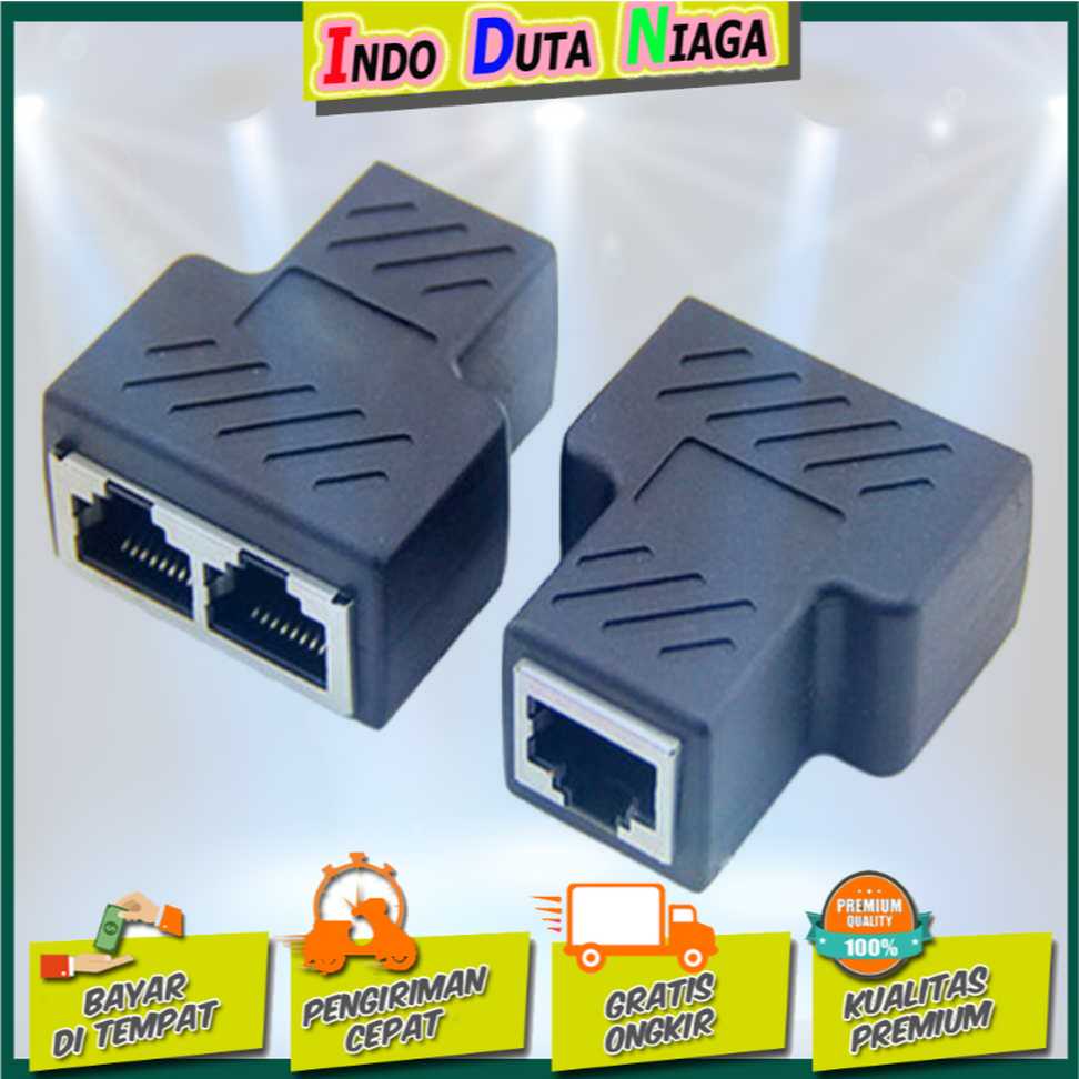 IDN TECH - SIFREE RJ45 LAN Ethernet Network Connector Splitter 1 to 2 - DN0190