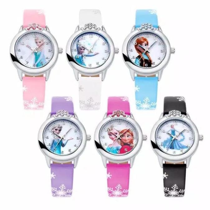 jam tangan anak perempuan / jam tangan frozen