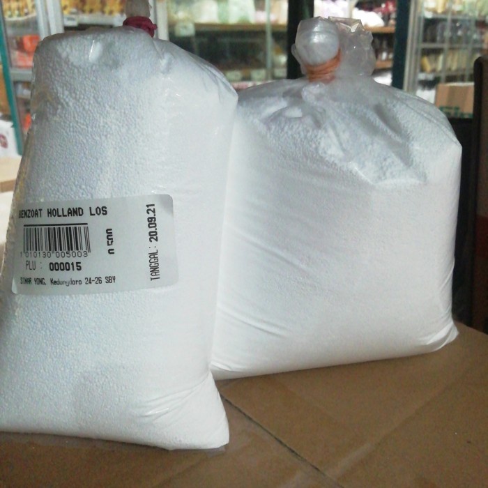 

Pengwet Makanan Benzoat Purox Curah 500gr