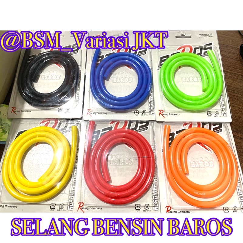 PROMO Selang Slang Baros Bensin Hawa Warna Universal Slang Oli Samping Warna