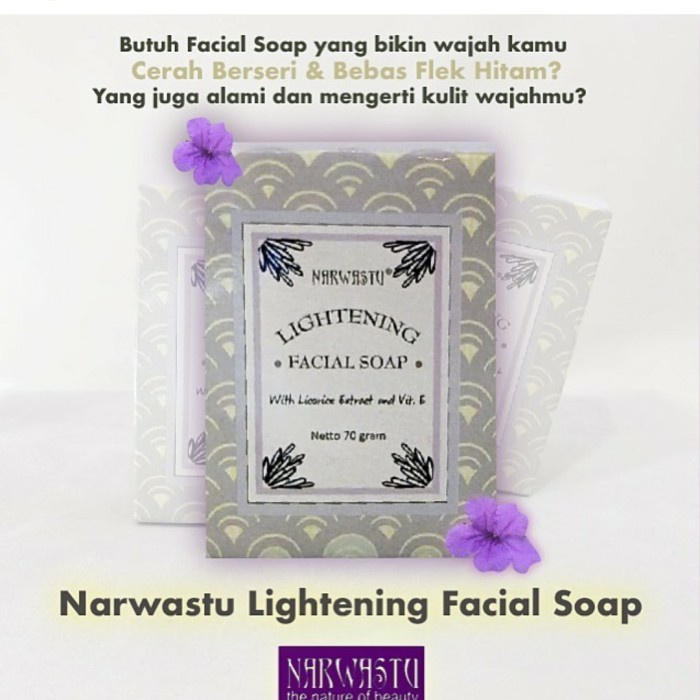 LIGHTENING FACIAL SOAP NARWASTU