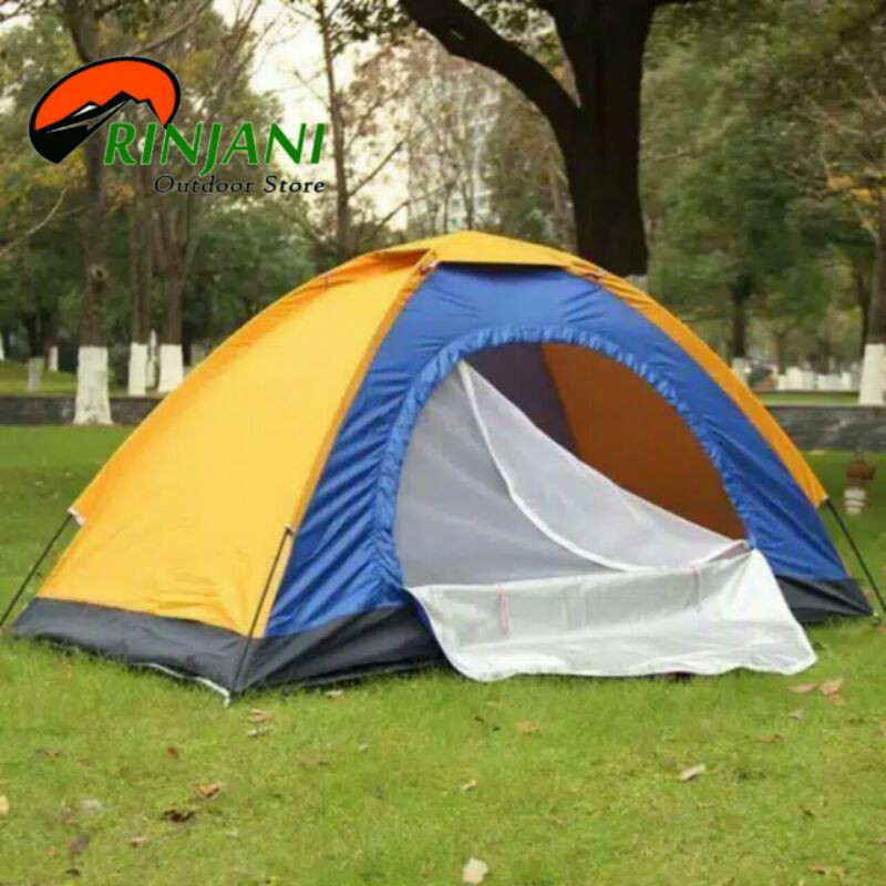 Tenda Camping dome kapasitas 2 - 3 orang dan 4 orang kemping gunung camping tent anak dan dewasa