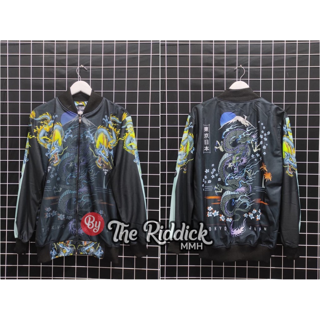 Jaket Sukajan Dragon Jepang Full Sublim Pria Termurah / Jaket Sukajan Jepang / Jaket Sukajan Jepang