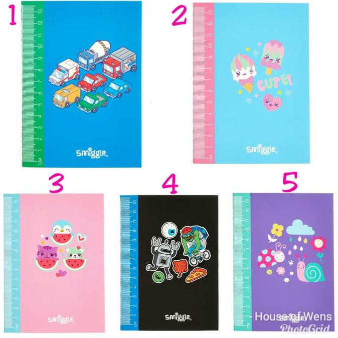 

SMIGGLE A6 SUNNY LINED EXERCISE BOOK - BUKU CATATAN SMIGGLE