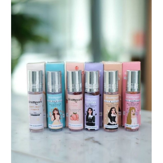 PAKET USAHA PARFUME BY GEAMOORE 50 PCS ROLL ON 6ML