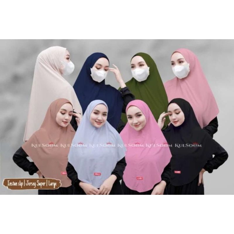 Hijab Instan Slip Masker Ori Kulsoem By Anqueela