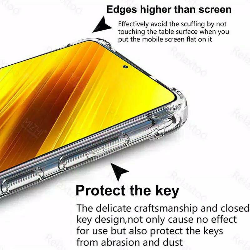 Samsung S20FE / S21FE Anti Crack Fuze Akrilik Cover Shockproof Soft Case Clear S20 FE S21 FE