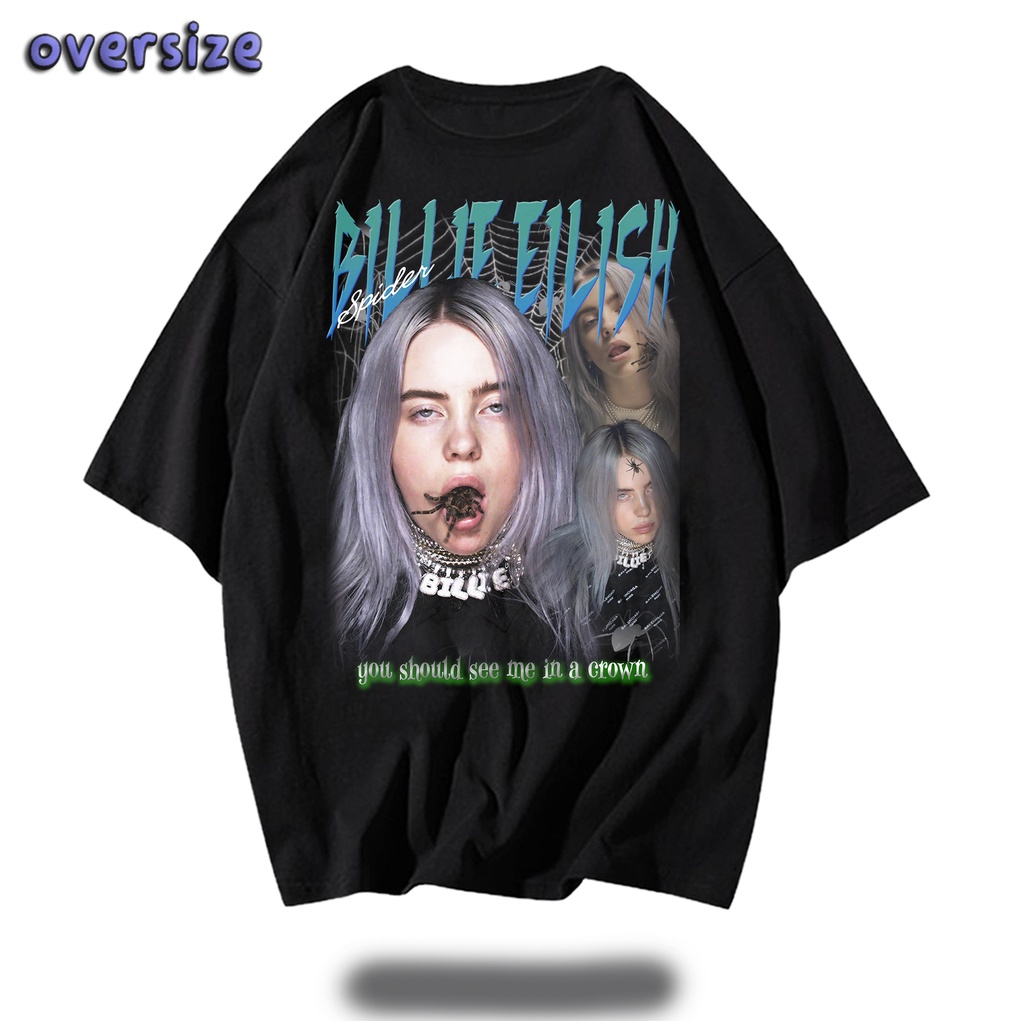 Oversized Billie Eilish spider Vintage t shirt