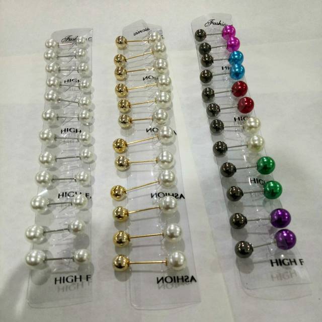 Tuspin grosir murah bros mutiara hijab lusinan 12