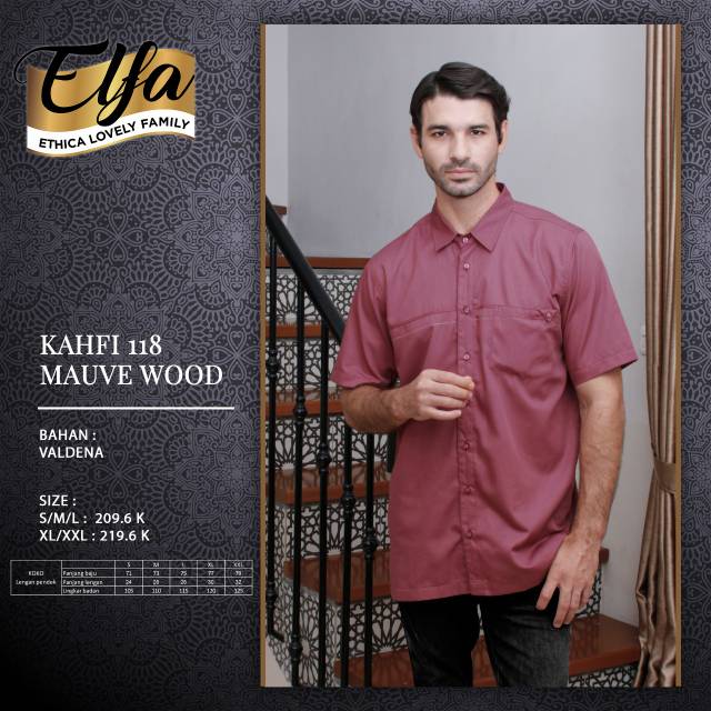 ( Sarimbit Ethica Elfa 147 Mauve wood) Baju Muslim Kagumi 160 Kahfi 118 Kagumi kids 60 Kahfi kids 92