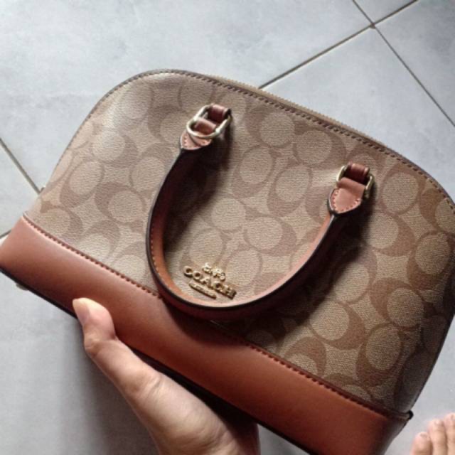 Preloved tas coach mini sierra original