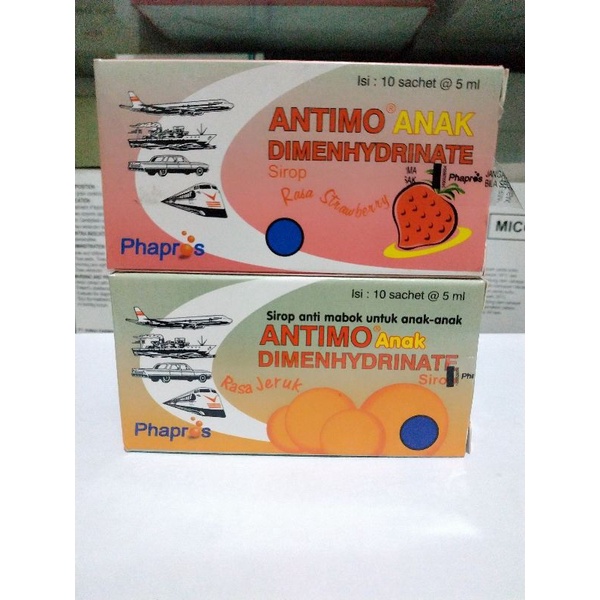 ANTIMO ANAK SACHET ( STRAWBERRY &amp; JERUK )