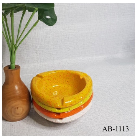 ASBAK ROKOK MELAMIN SEGITIGA