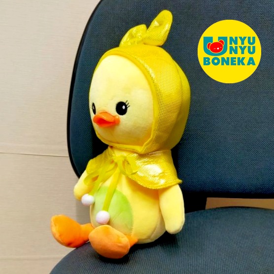 boneka piyo-piyo duck bebek frog duck bebek gliter souvenir kantor florist bucket