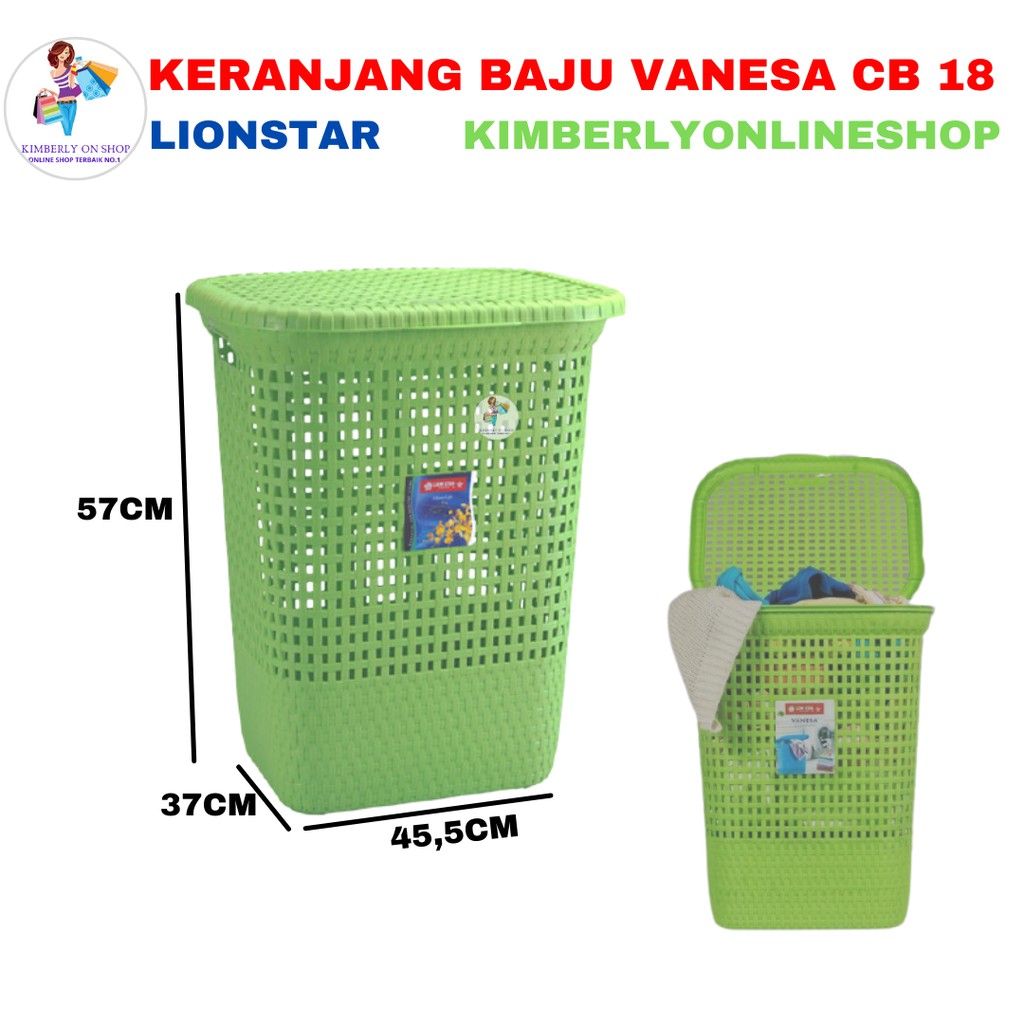 Keranjang Baju Laundry Bag CB18 Vanesa Laundry Box Large Lion Star