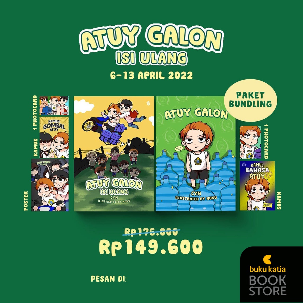 Atuy Galon; Atuy Galon Isi Ulang - Cyn