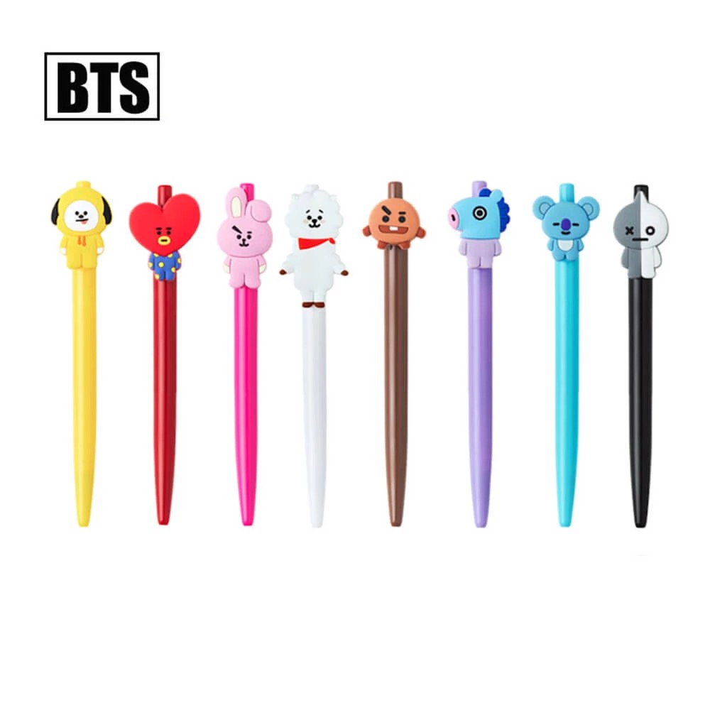 

Pena BTS Gel Mekanik BTS100 Pulpen Black in Gel Stationery Alat tulis