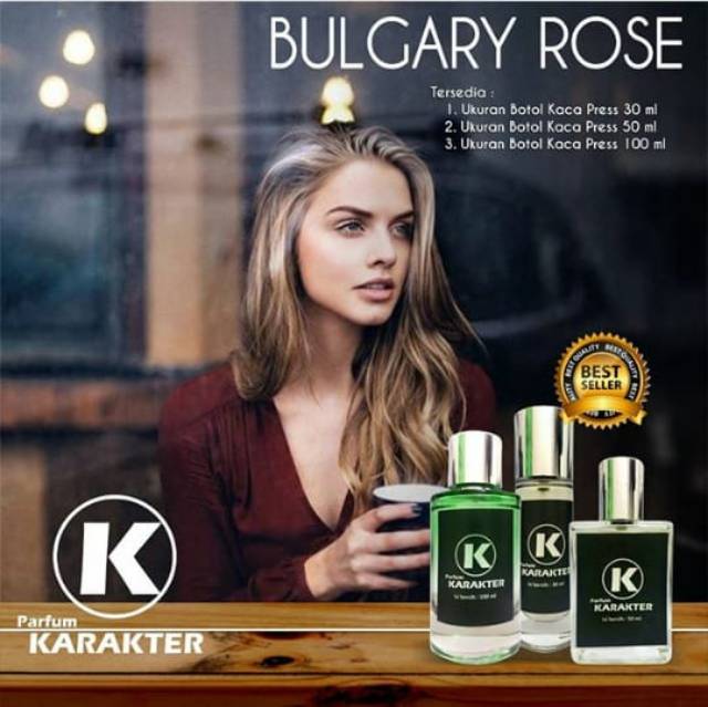 PARFUM CEWEK AROMA BULGARY ROSE 50ML - ORIGINAL BIBIT