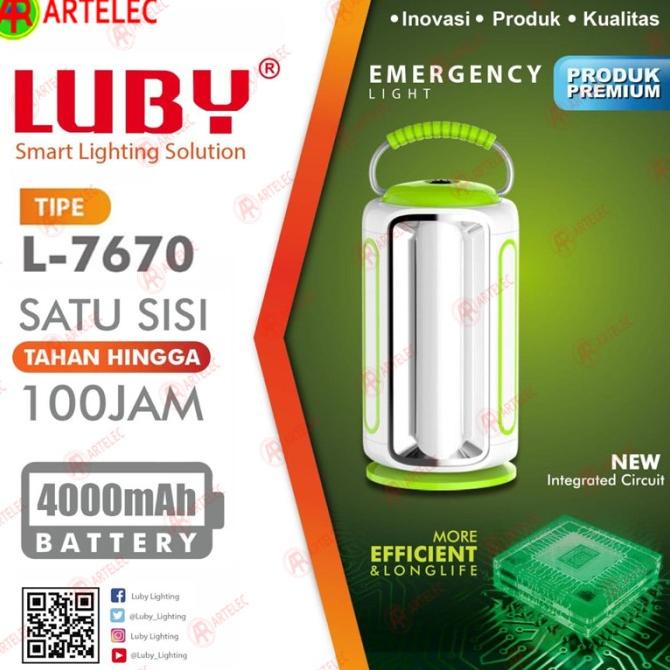 Lampu darurat LUBY L 7670 | 7670 | 7670 lampu LED emergency