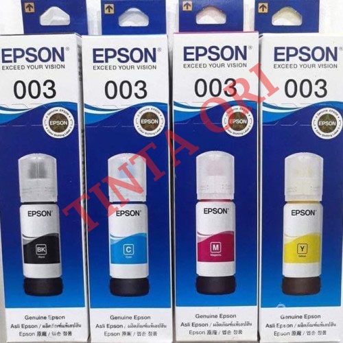 

Tinta Epson 003 ORI 4 Warna / Bayar Di Tempat