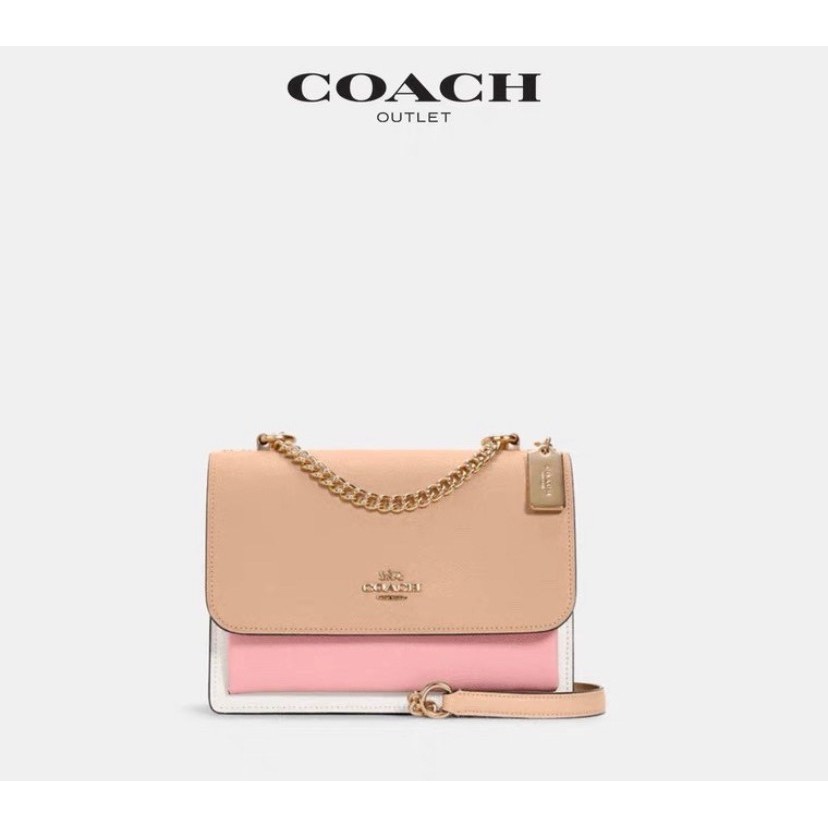 KLARE CREAM PINK COACH TAS WANITA COACH