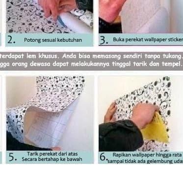 ✷ BOBI Wallpaper Dinding 10meter x 45cm ←