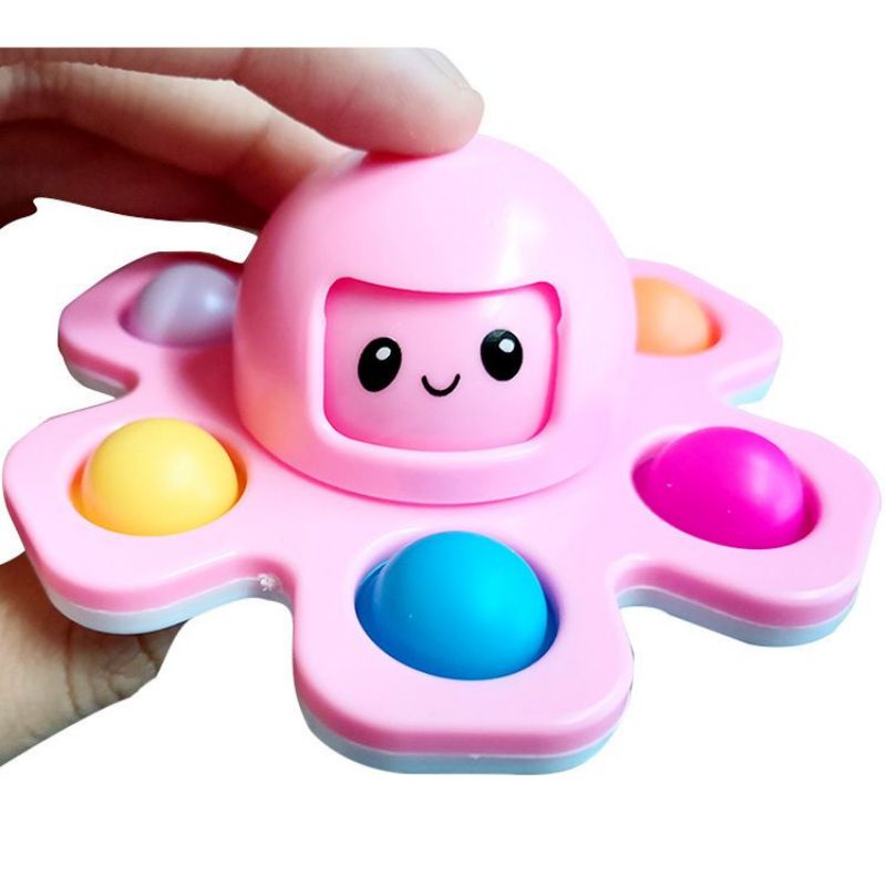 Mainan Anak SPINNER POP It Fidget POP It push VIRAL Fingertip Spinner-1