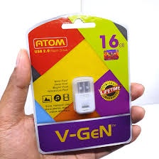 FLASHDISK 16GB VGEN ATOM ORIGINAL GARANSI RESMI
