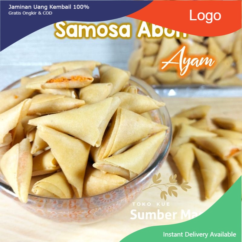 

Makanan Ringan Snacks Samosa Kering isi Ayam berat 250 gr / Samosa Ayam / Snack Kiloan / Samosa Pedas Manis