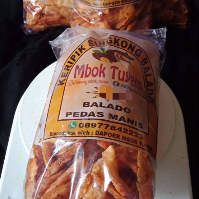 

KERIPIK SINGKONG BALADO PEDAS MANIS