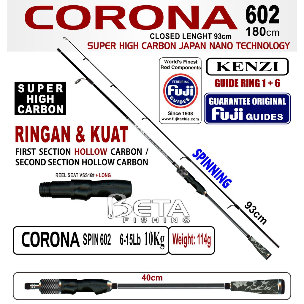 ROD JORAN KENZI CORONA 6-15 LB