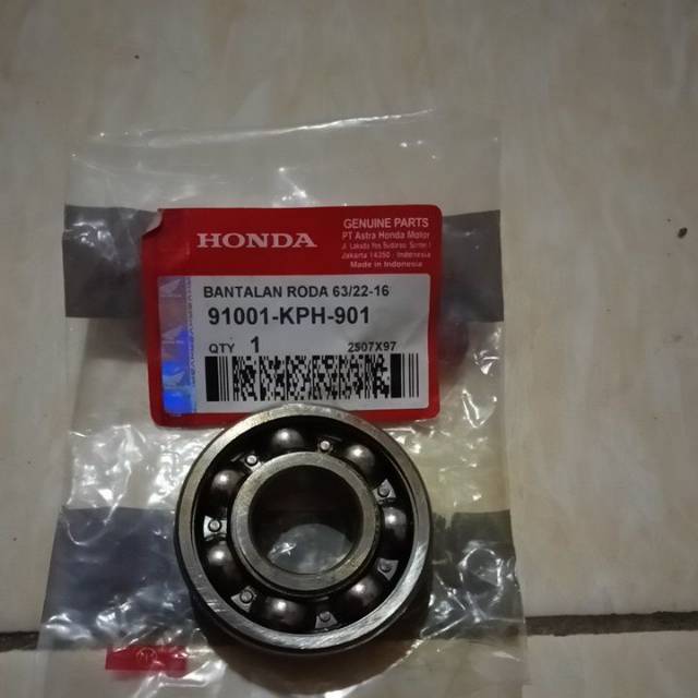 Bearing Bantalan bola Kruk As 63 / 22 91001// KPH 901