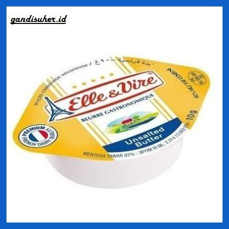 

Rettubagetnem- Elle & Vire Unsalted Butter 10 X 10 Gr Mentega Mpasi Bayi -Asli-Slii.