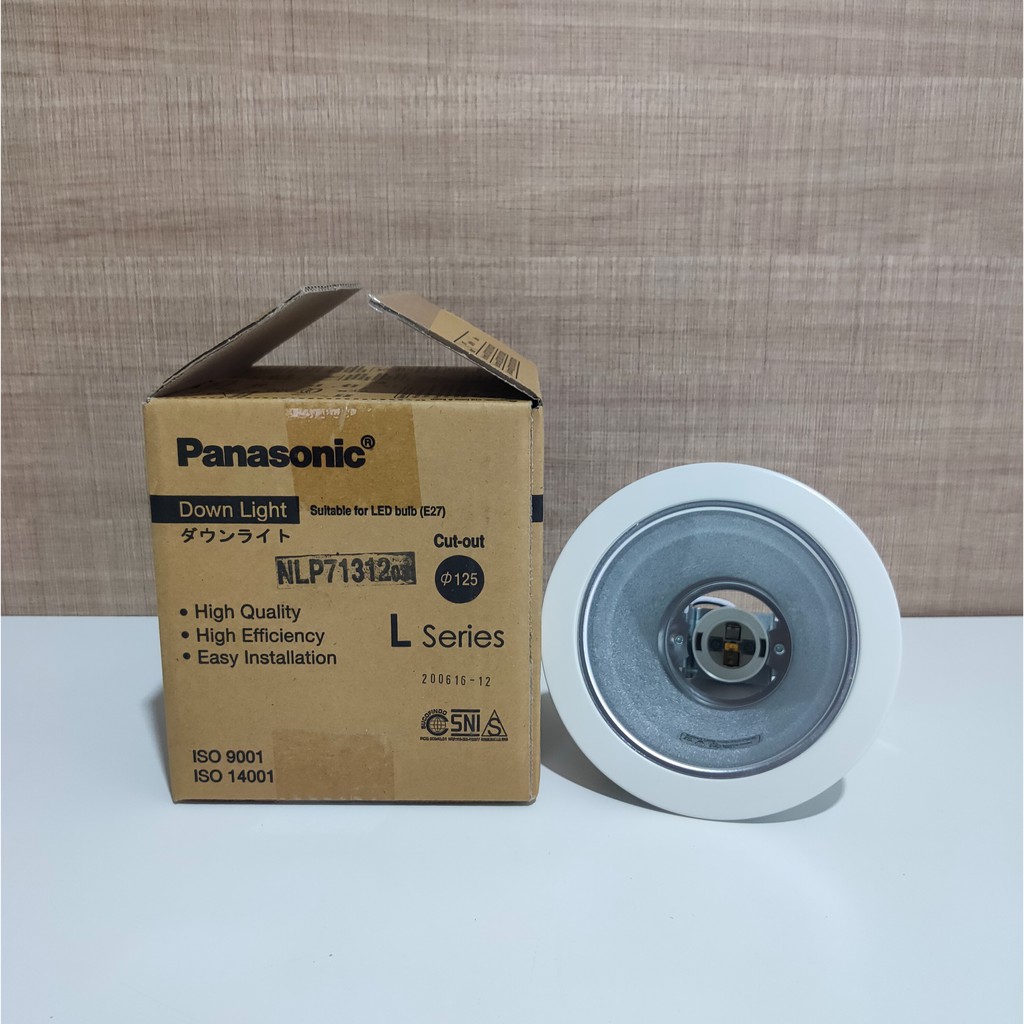 Panasonic Downlight Inbow 4 Inch Frame Putih Frosted (NLP71312-031)
