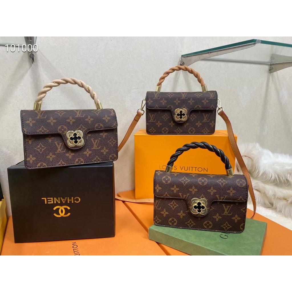 L*uis Vuitton Tpo Handle 9282(Free Dustbag +Dalam Suede+ Bubblewrap)