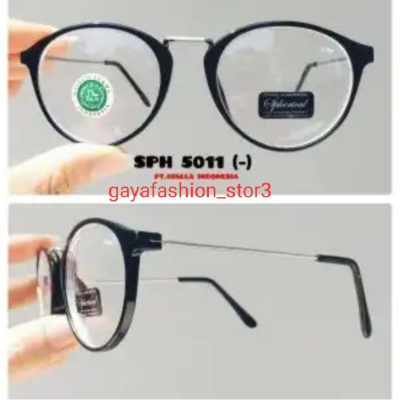 KACAMATA LENSA MINUS- KHUSUS UNTUK RABUN JARAK JAUH SUPER FOKUS MODEL OVAL BULAT BESAR UNISEX PRIA D