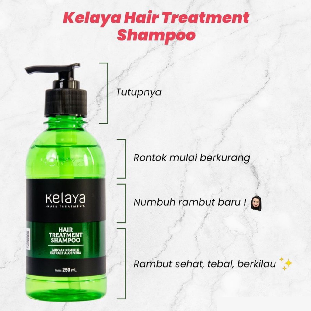 SHAMPOO KELAYA HAIR TREATMENT PENUMBUH RAMBUT PERAWATAN RAMBUT RONTOK ANTI KETOMBE SHAMPO ARTIS SAMPO ORIGINAL BPOM