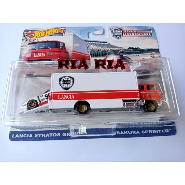 HOT WHEELS LANCIA STRATOS GROUP 5 X SAKURA SPRINTER Team Transport Q 2022