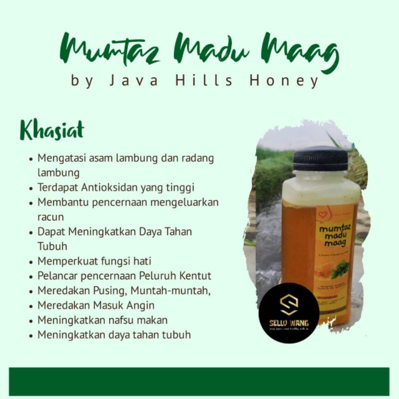 

Mumtaz madu Java hills honey || madu maag herbal kemasan 350gram & 650gram