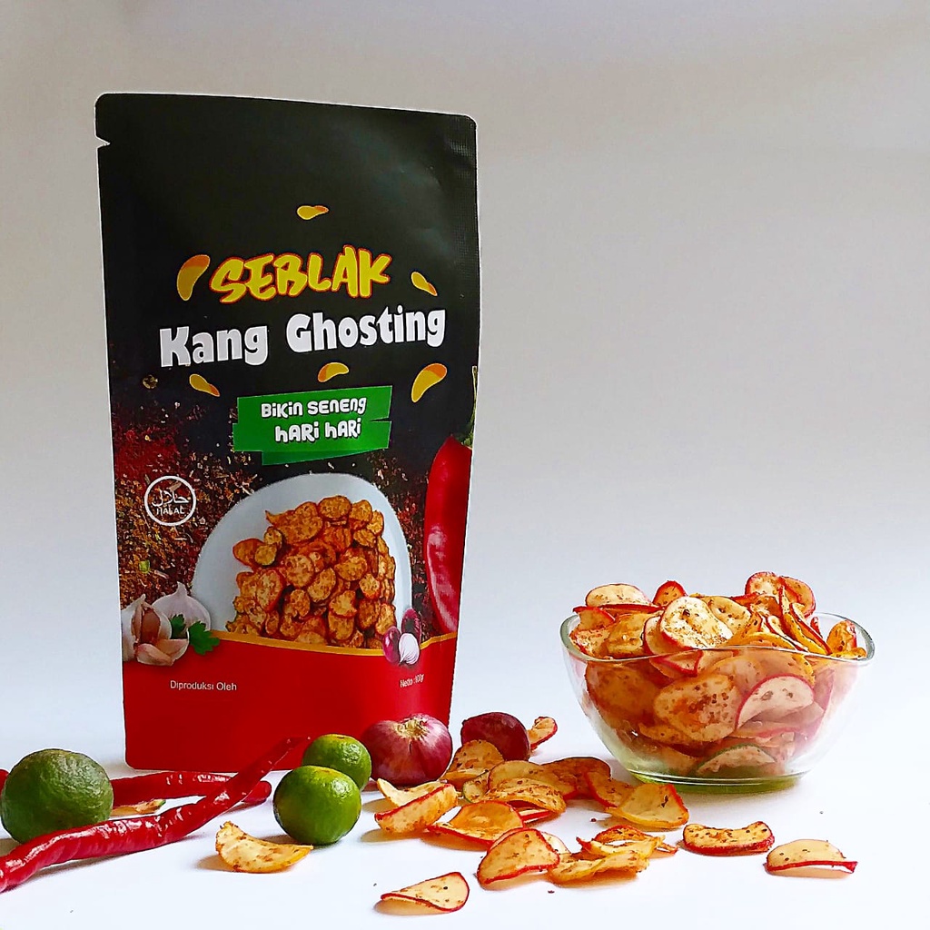 

Seblak Kering Pedas / makanan ringan pedas makaroni / Cemilan kering / snack pedas kekinian