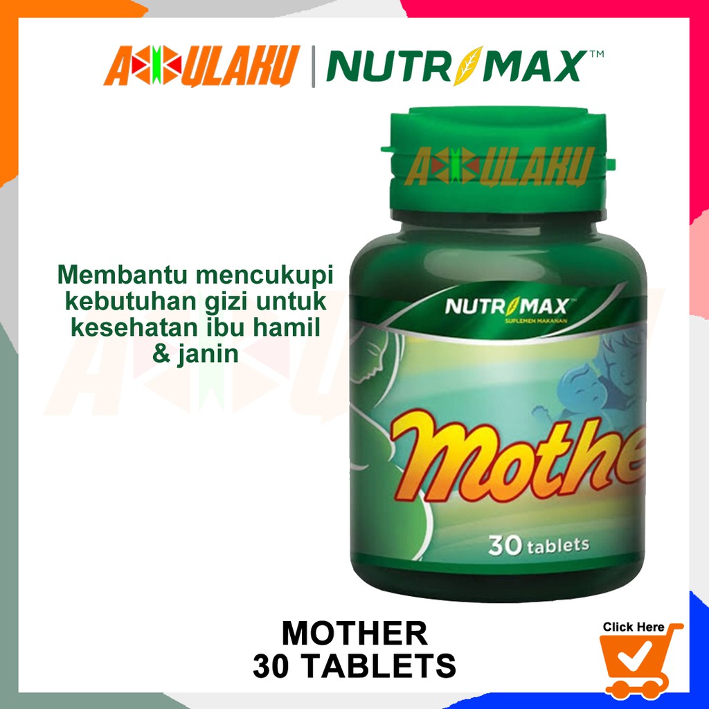 Jual NUTRIMAX MOTHER VITAMIN IBU HAMIL DAN MENYUSUI FOLIC ACID CALCIUM