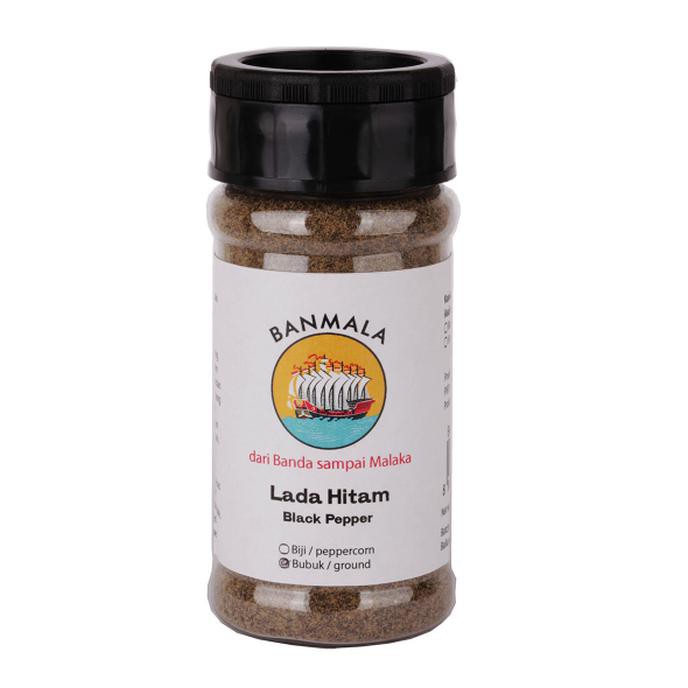 

BERKUALITAS! Lada hitam premium 55g bubuk Banmala Spices