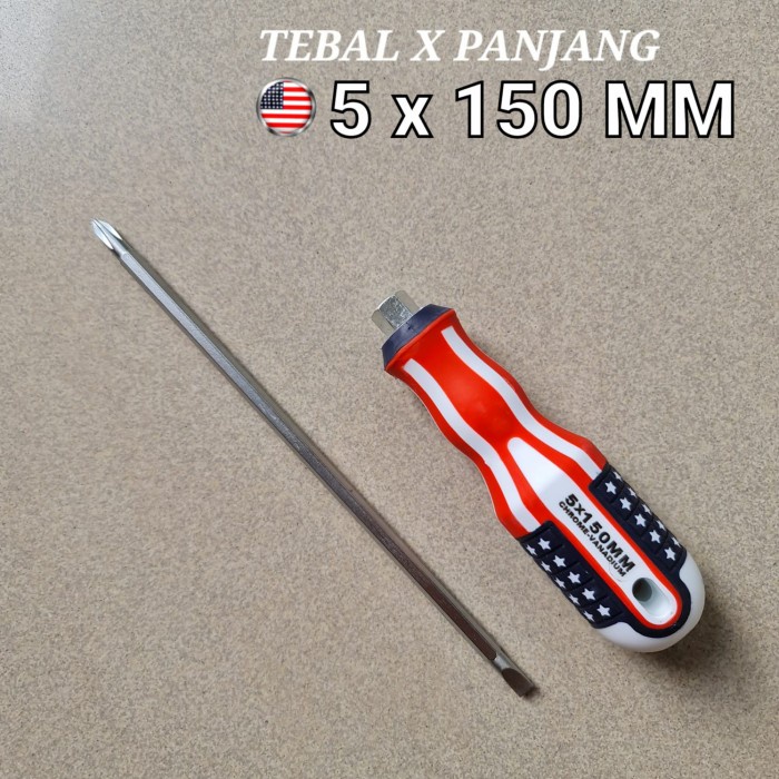 Obeng Bolak Balik USA 6 INCH - 5 x 150 MM