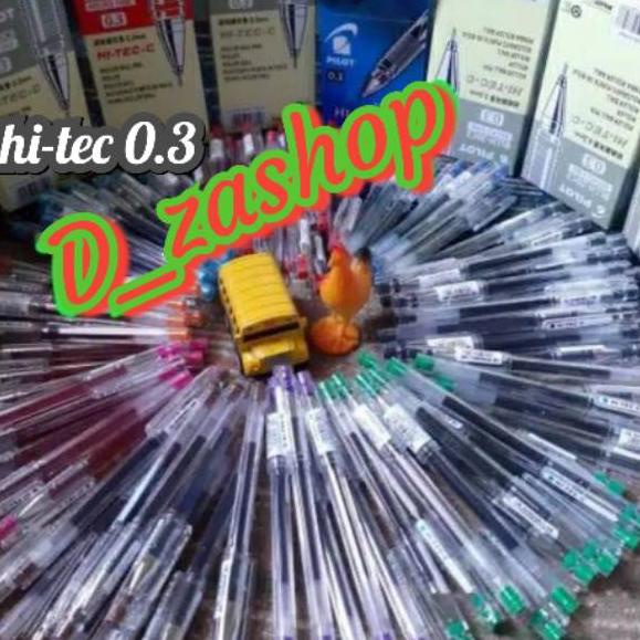 

#Sale ZMJGT pulpen HI TECH c 0.3mm dan 0.25 mm Pilot warna warni satuan satuan" hi tec hitech hitec J75 Murah