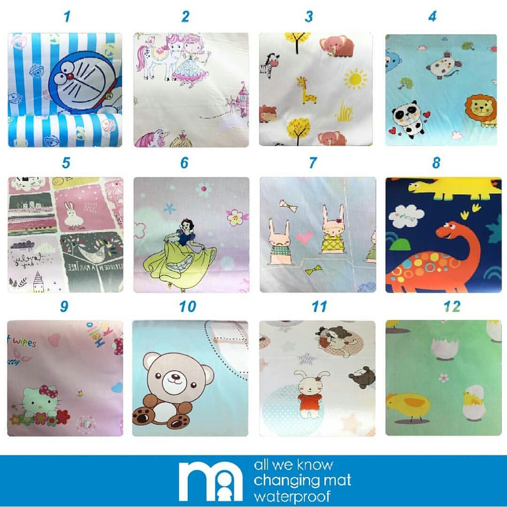 Perlak Bayi Kain Waterproof/ Alas Ompol Bayi