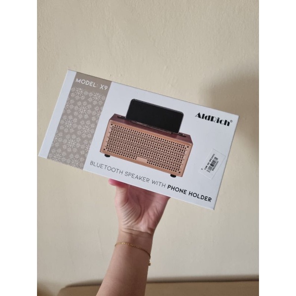 Wooden Bluetooth Speaker Aldrich X9 Original New