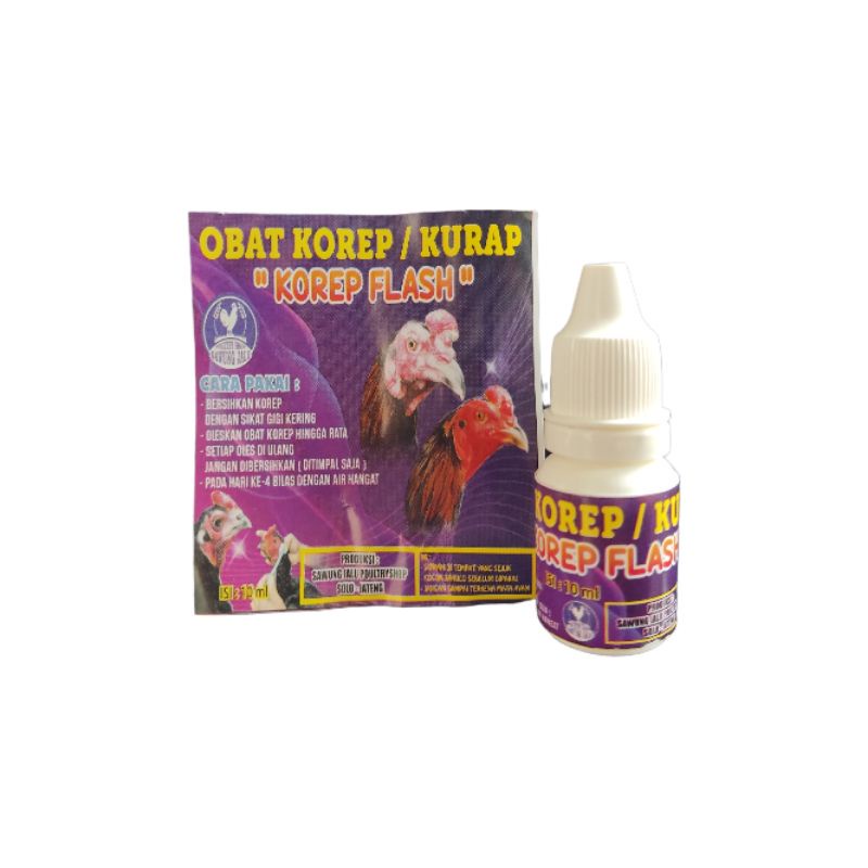 Obat Korep ayam - korep flash ampuh